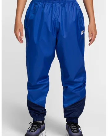 Pantaloni cu slituri cu fermoar la glezna Windrunner, Albastru royal/Bleumarin