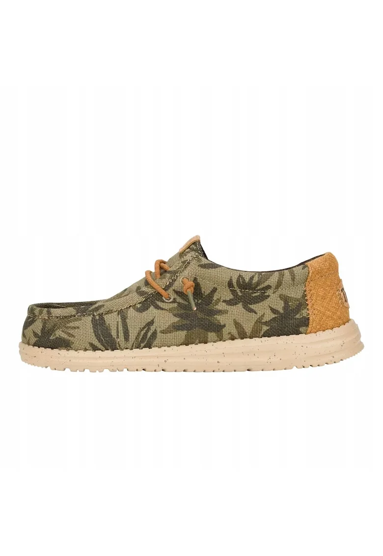 Mocasini Barbati Spuma EVA, Wally Palm Jute, Verde, Verde