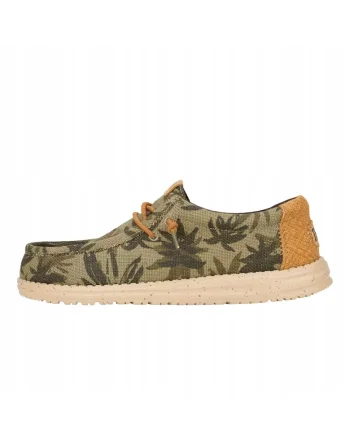Mocasini Barbati Spuma EVA, Wally Palm Jute, Verde, Verde