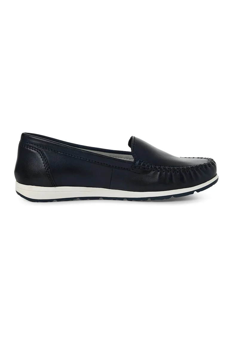 Pantofi loafer de piele, Albastru ultramarin