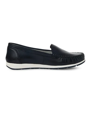 Pantofi loafer de piele, Albastru ultramarin