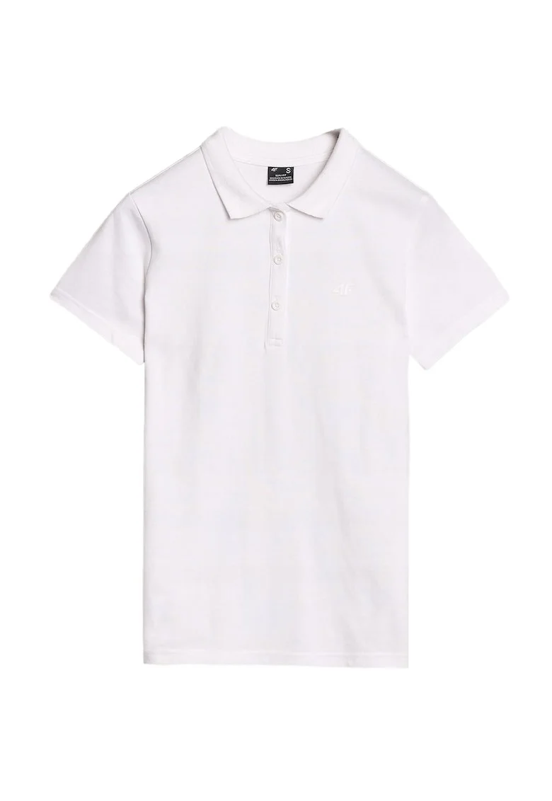 Tricou dama WMM00TPTSF365-10S, 4F, Bumbac, Alb