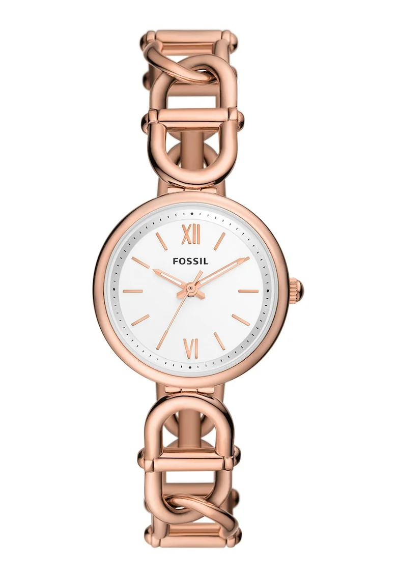 Ceas quartz de otel inoxidabil, Auriu rose
