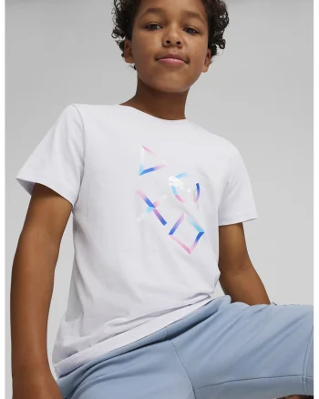 Tricou din amestec de bumbac cu imprimeu, Alb murdar