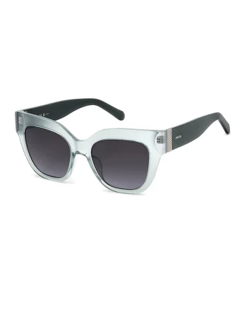 Ochelari de soare cu lentile in degrade, Verde/Verde pal