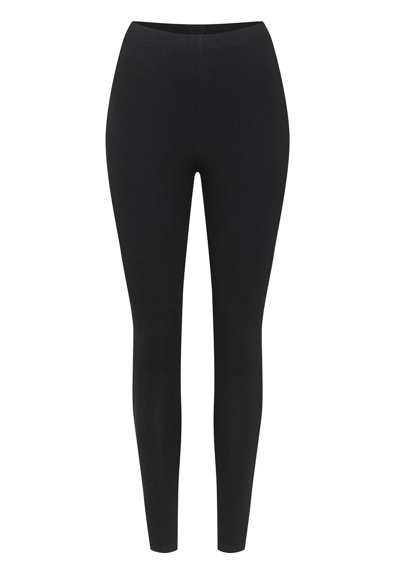 Colanti dama,  Bumbac/Viscoza - 43378, Negru