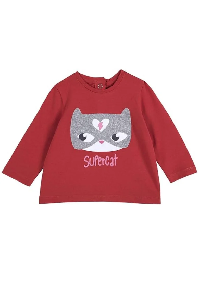 Bluza fete,  Bumbac, Rosu