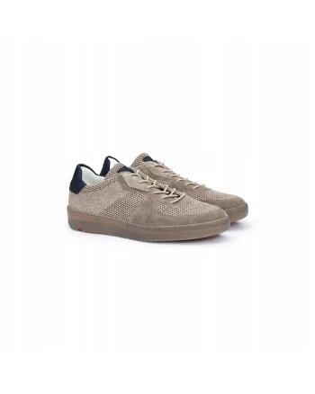 Pantofi sport  ANDRES piele gri, Gri
