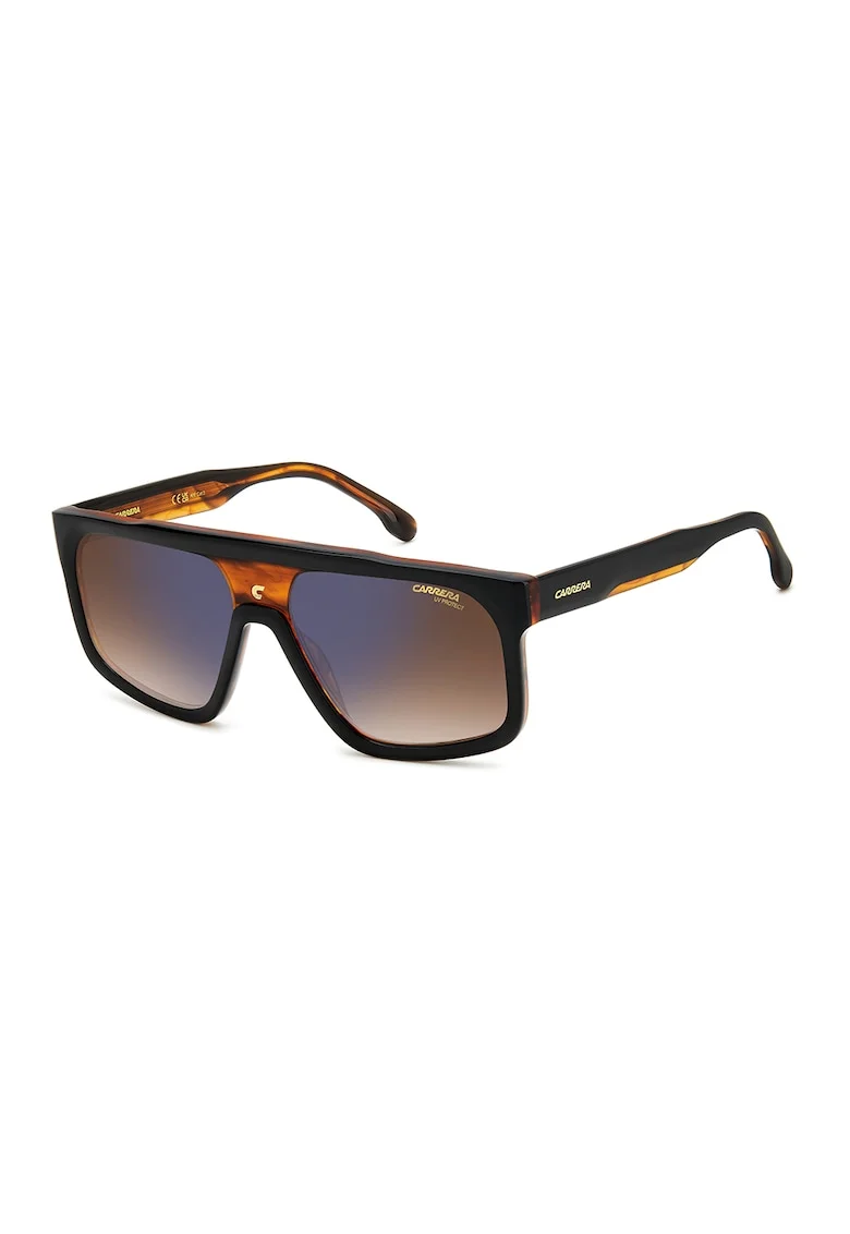 Ochelari de soare patrati unisex cu lentile in degrade