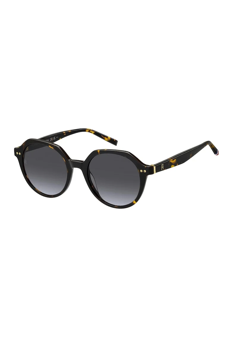 Ochelari de soare pantos, Negru/Galben pai