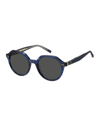 Ochelari de soare pantos, Auriu/Negru/Albastru royal