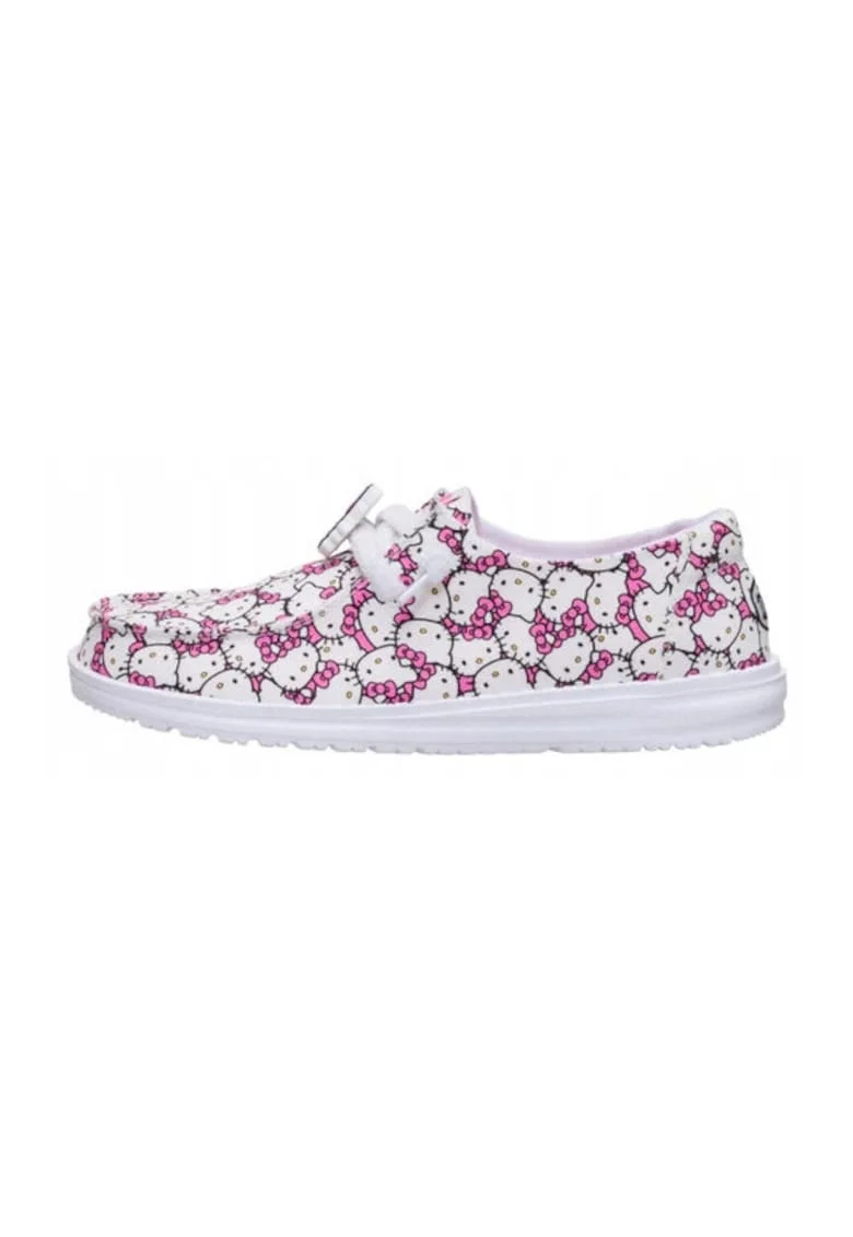 Mocasini Femei Spuma EVA, Wendy Hello Kitty Takeover, Alb