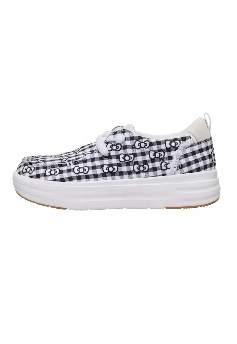 Mocasini Femei Spuma EVA, Wendy Nova Hello Kitty, Negru, Negru