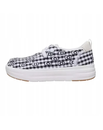 Mocasini Femei Spuma EVA, Wendy Nova Hello Kitty, Negru, Negru