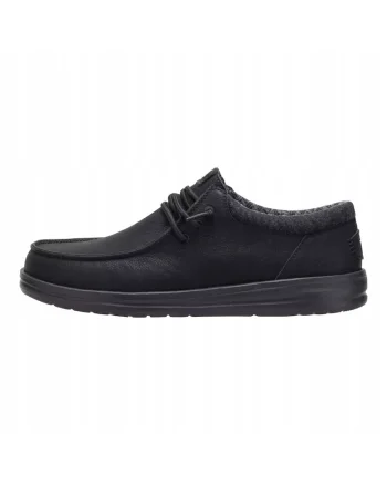 Mocasini Barbati Piele Ecologica, Spuma EVA, Classic Paul, Negru, Negru