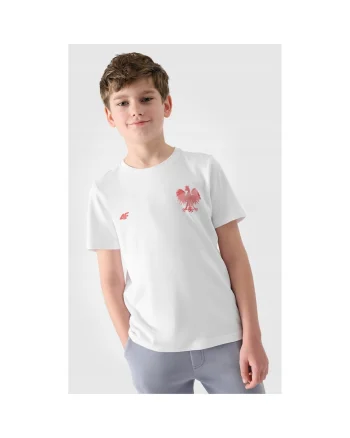 Tricou copii,  suporter, bumbac, alb