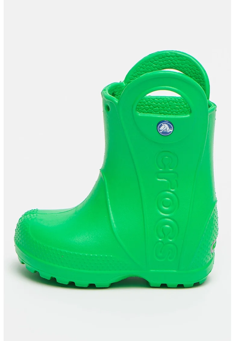 Cizme de ploaie, cu logo, Verde