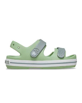 Sandale de cauciuc cu logo Cruiser, Gri cenusiu/Verde menta