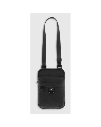 Borseta de Gat  Negru Unisex, Sportstyle, Poliester Durable, Impregnare Hidrofoba, Dimensiuni 13x19cm, Curea Reglabila si Organizator Interior, Geanta Versatila pentru Mobilitate Cotidiana