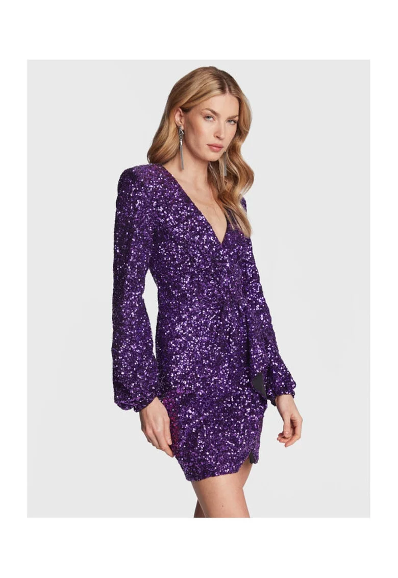 Rochie de cocktail dama  violet, fabrica usoara,