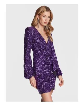Rochie de cocktail dama  violet, fabrica usoara,