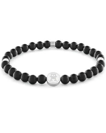 Bratara  cu onix 2790609, Argintiu, Negru
