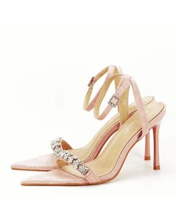 Sandale elegante roz somon R-2 131 10567, Roz somon