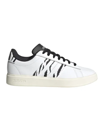 Pantofi sport Grand Court 2.0, Negru/Alb optic