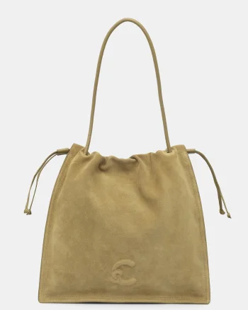 Coccinelle Geantă shopper de damă din piele întoarsă COCCINELLEDULSE SUEDE