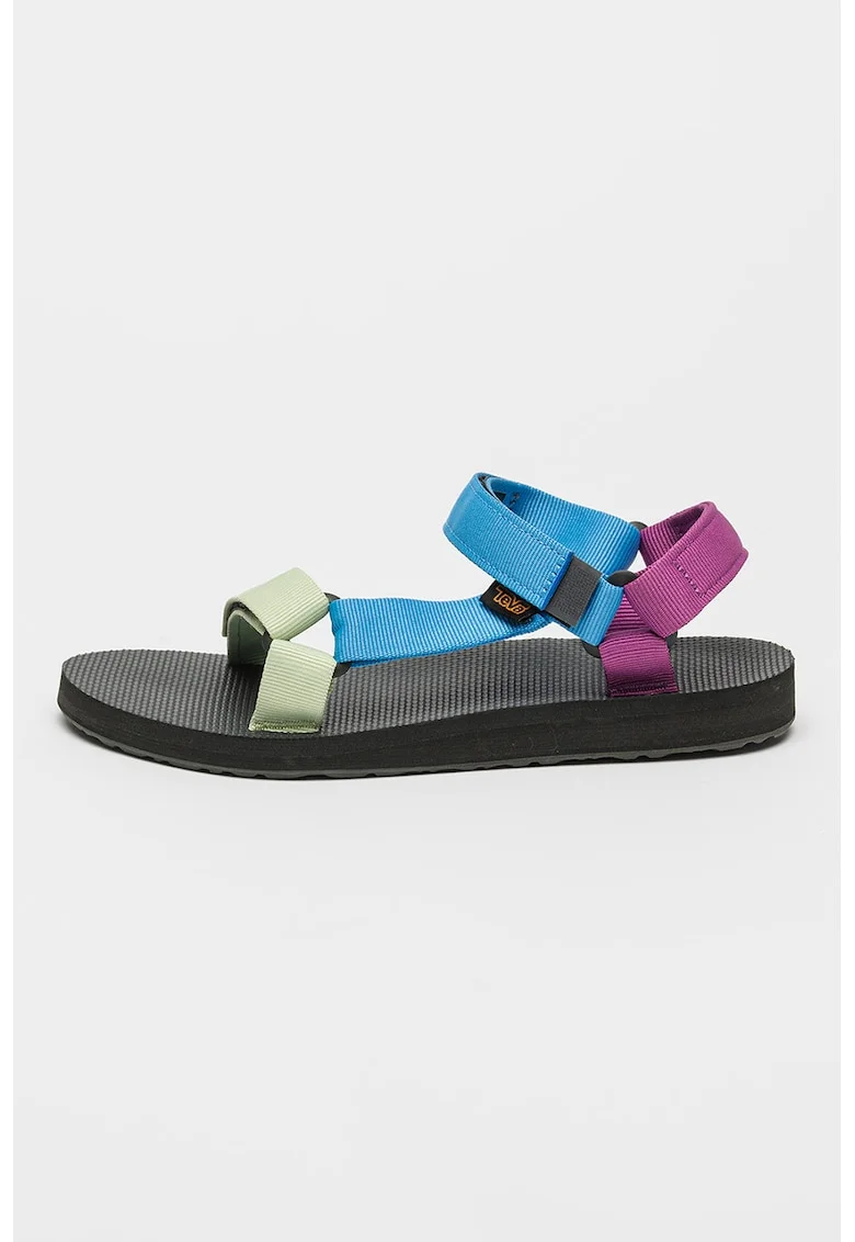 Sandale wedge din material textil cu velcro Original Universal