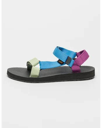 Sandale wedge din material textil cu velcro Original Universal