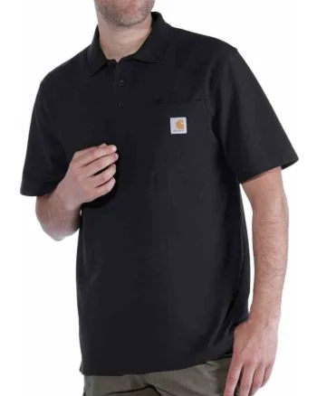 Tricou Polo  Poliester/Bumbac, Negru 45654, Negru
