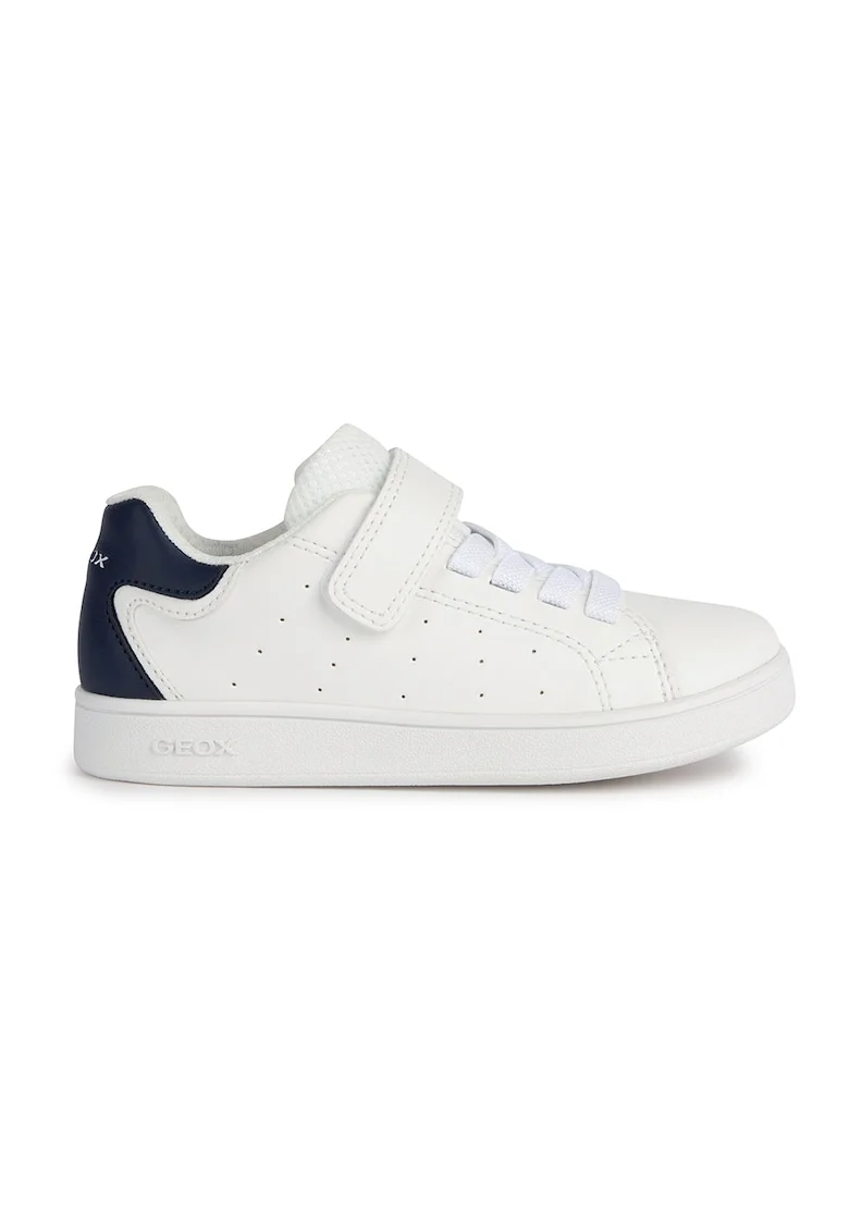 Pantofi sport cu bareta cu velcro, Alb/Bleumarin