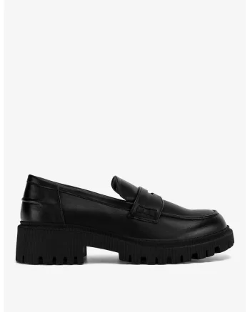 Mocasini dama  5905588745693, Sintetic, Negru, Negru