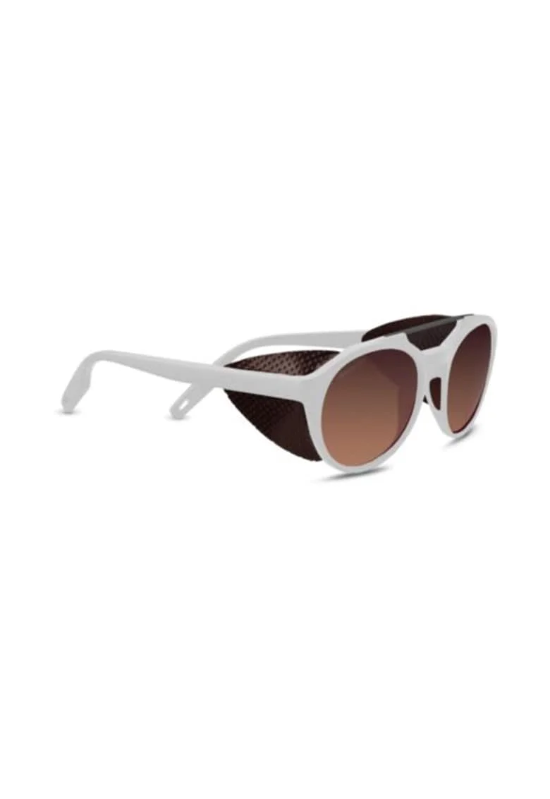 Ochelari  LEANDRO GLACIER Matte White - Mineral Polarized Drivers Gradient