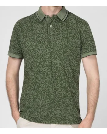 Tricou cu guler polo si imprimeu