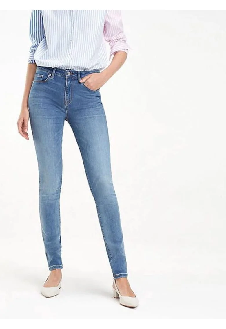 Blugi skinny cu buzunare