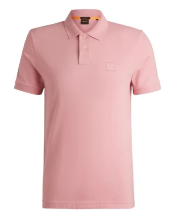 Tricou slim fit cu guler polo
