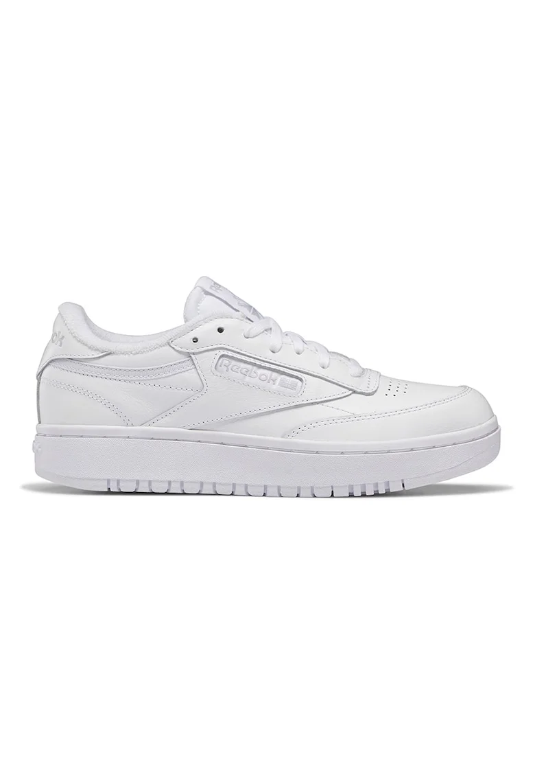 Pantofi sport de piele Club C Double, Alb