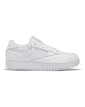 Pantofi sport de piele Club C Double, Alb
