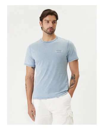 Tricou Barbatesc  Bumbac, Albastru