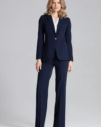 Sacou dama  bleumarin, Bleumarin