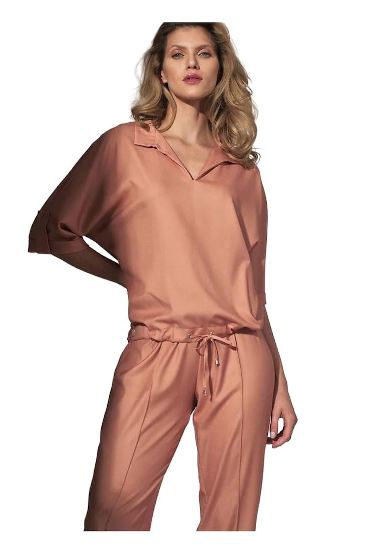 Bluza dama,  Viscoza/Poliester, Portocaliu