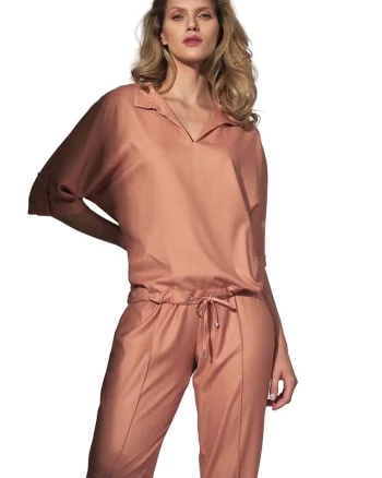 Bluza dama,  Viscoza/Poliester, Portocaliu
