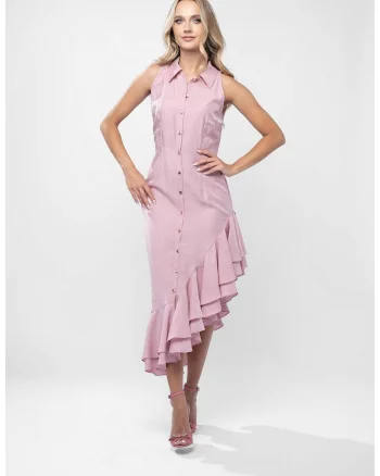 Rochie mini cu aspect stratificat