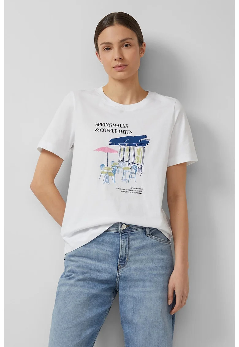 Tricou din bumbac cu imprimeu
