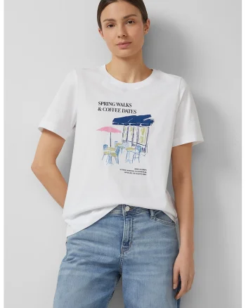 Tricou din bumbac cu imprimeu