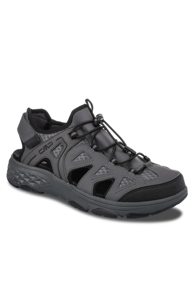 Sandale barbati,  Mesh, Negru/Gri