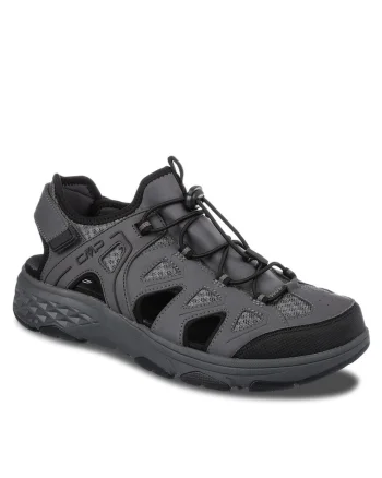 Sandale barbati,  Mesh, Negru/Gri