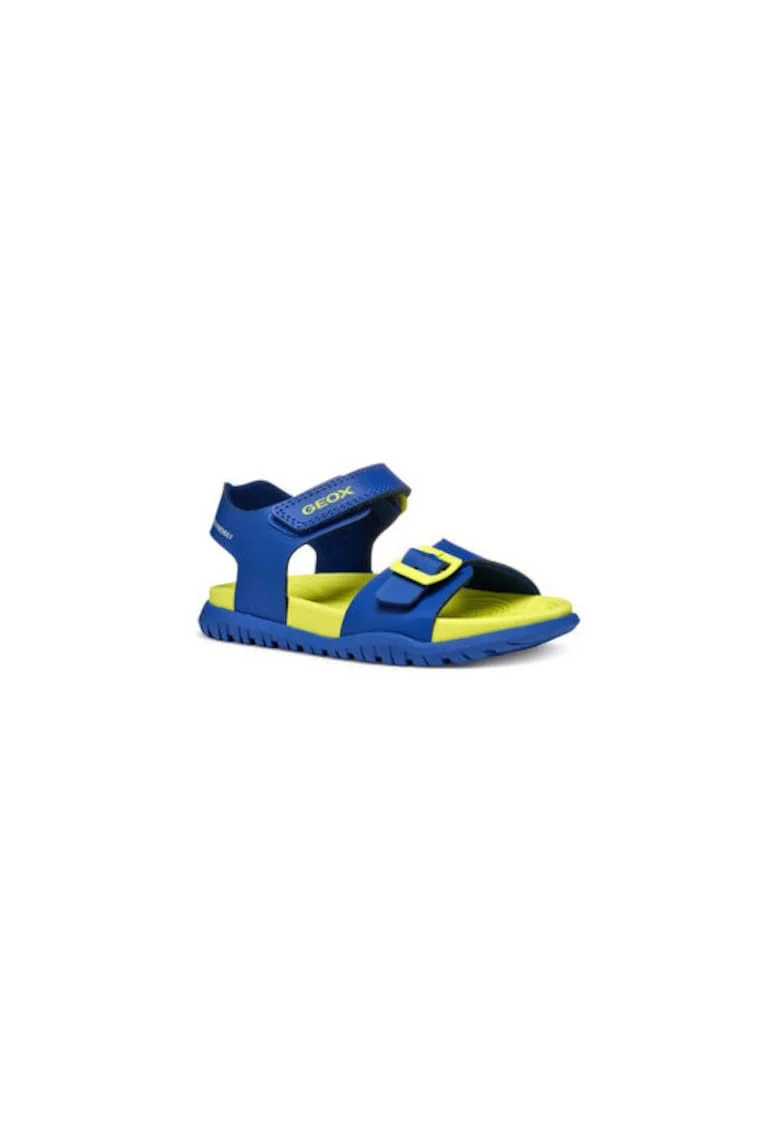 Sandale barbati  304629228, Piele ecologica, Albastru, Albastru